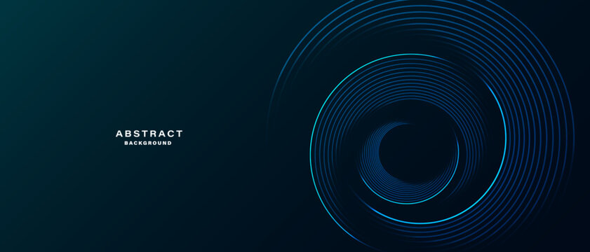 Minimal abstract background with concentric circular lines