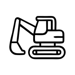 Obraz premium excavator icon