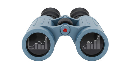 Isolated Binoculars with Graphics