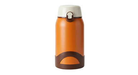 Isolated Orange Thermos