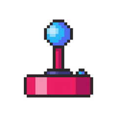 Pixel art Classic Arcade Joystick game asset design © Rahmat