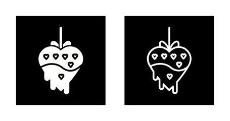 Chocolate fondue Vector Icon