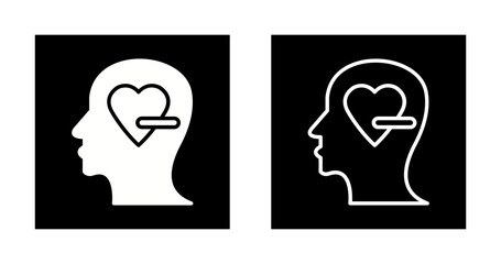 Negative Love Vector Icon