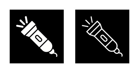 Flashlight Vector Icon