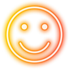 Neon Emoji Icon Sign