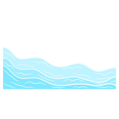 Fototapeta premium Blue ocean wave