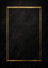 Black And Gold Glitter Frame Background