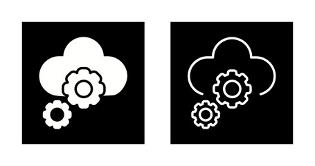 Cloud Orchestration Vector Icon