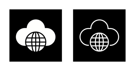 Public Cloud Vector Icon
