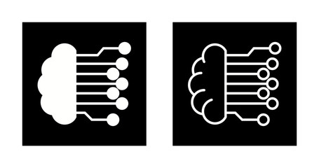 Artificial Intelligence Vector Icon