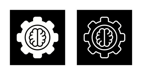 Machine Learning Vector Icon