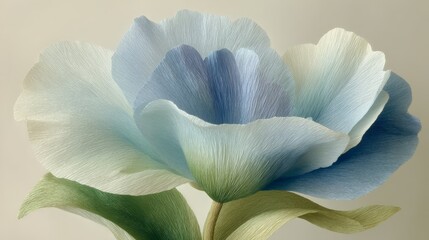 Obraz premium Delicate pastel petals: close-up of a blooming flower with soft hues