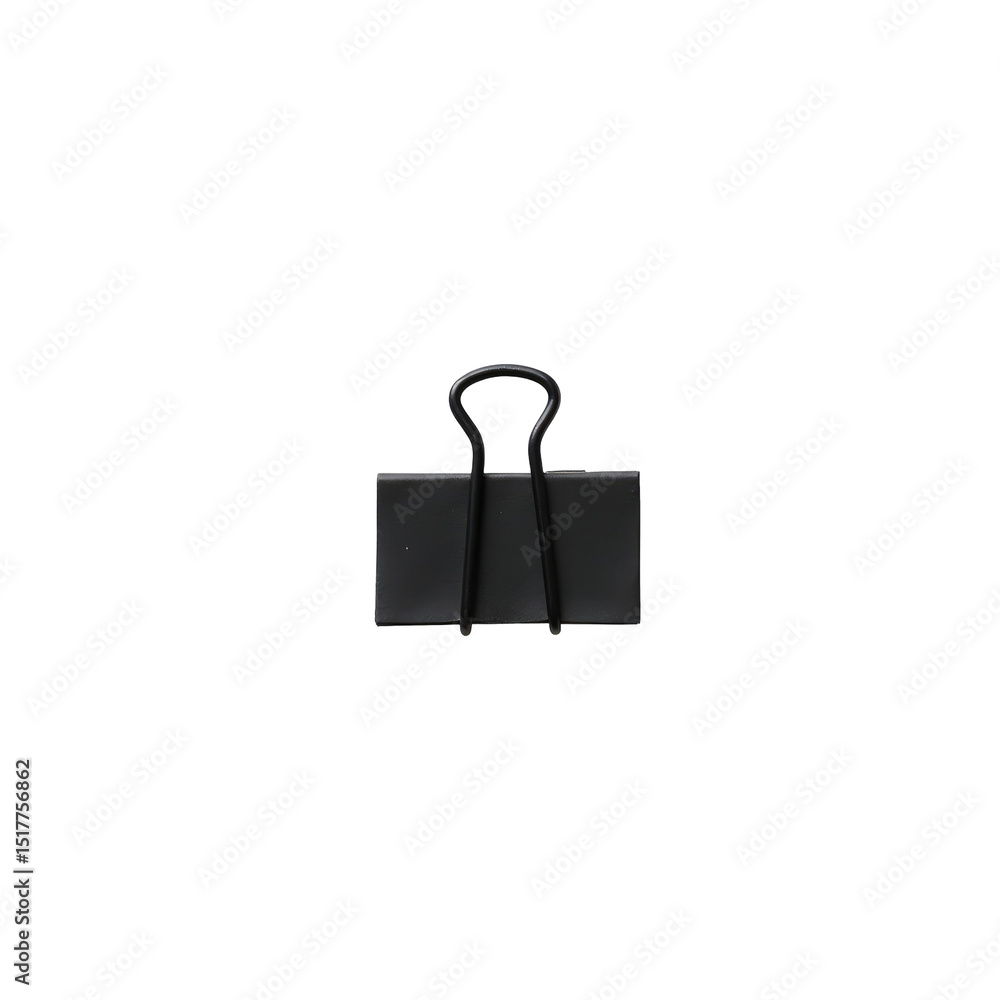 Aufkleber transparent binder clip isolated on transparent background with transparent color and minimal shadow