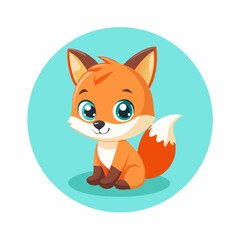 red fox cartoon