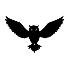 eagle owl vector illustration