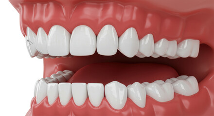 Isolated Human Teeth Model
