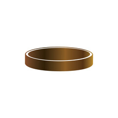 Metal coin icon