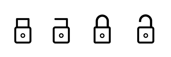 Lock Icons Collection – Lock icons Set
