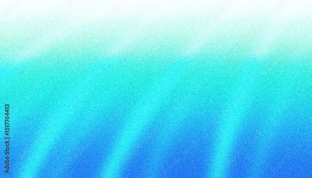 Poster blue gradient background with light beam texture and grainy effect