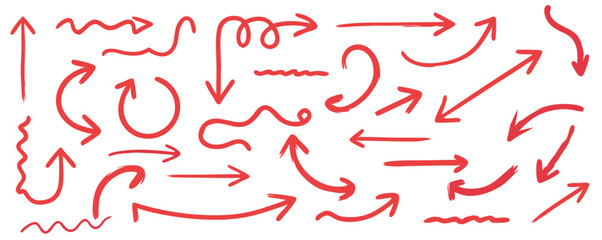 Red Arrow Vector Illustration