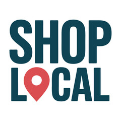 Shop Local Vector Illustration