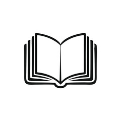 Open Book Vector Illustration