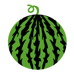 watermelon isolated on white