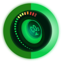 Fototapeta premium go green button
