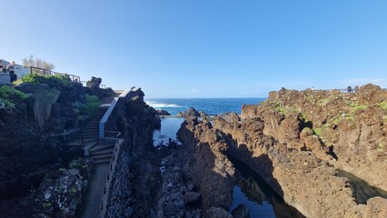 Natural Pools of Porto Moniz


Formed by volcanic rocks, the Natural Pools of Porto Moniz are the calling card of this picturesque town. Natural entrance of crystal-clear sea water.