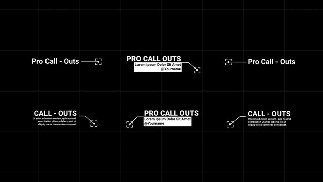 Call - Outs 2