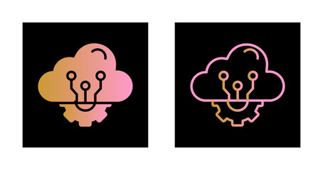 Digitalization Process Icon Design