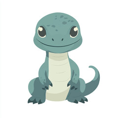 Fototapeta premium a cute small Komodo 