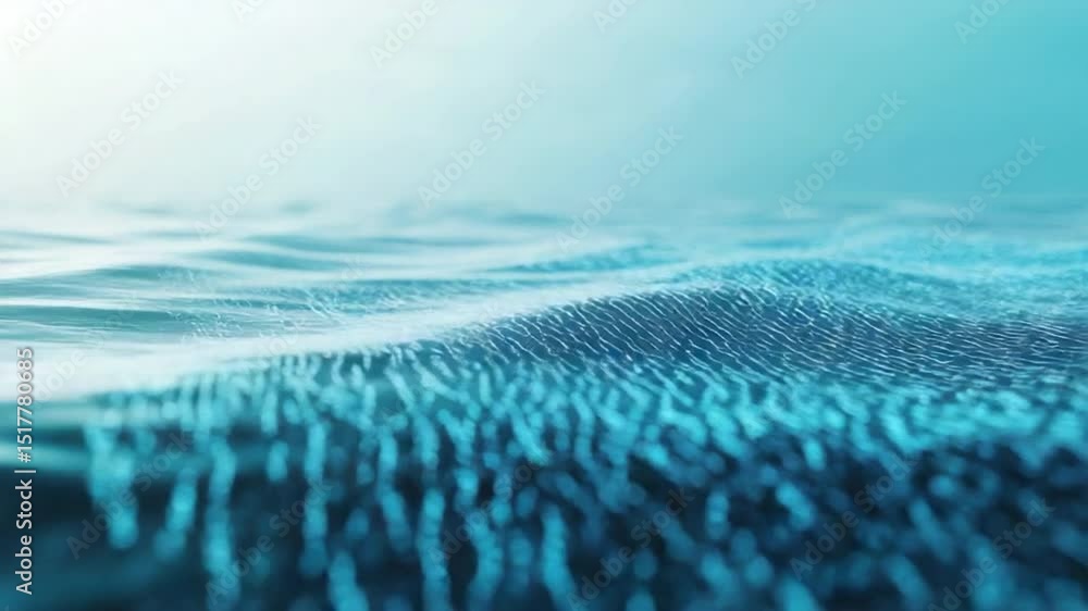 Poster ocean ripple abstract: a serene abstract capturing ocean water rippling creating subtle texture and 