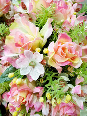 colorful artificial flower bouquet