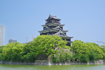 Naklejka premium 広島城