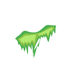 green swamp moss vector illustration