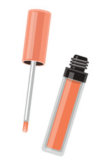 Illustration of a Tube of Lip Gloss