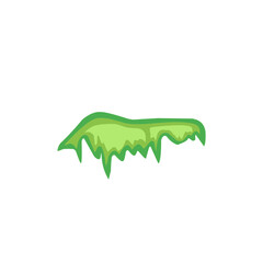 green swamp moss vector illustration