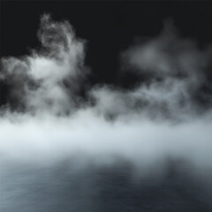 Photo of realistic fog, nature