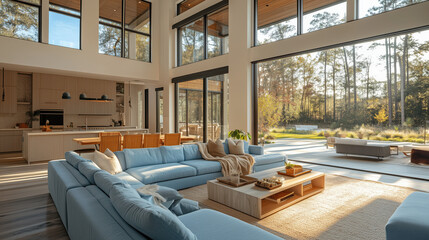 Blue hues for a peaceful mind