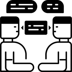 Obraz premium Negotiation Icon