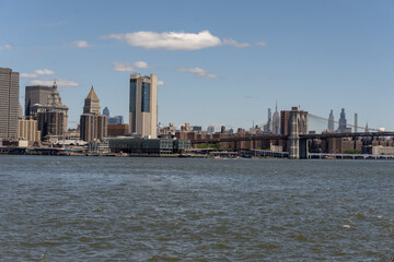 The Manhattan skyline is an iconic symbol of New York City