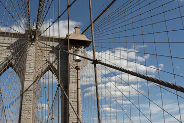 The Brooklyn Bridge is one of the most iconic architectural works of art in the world