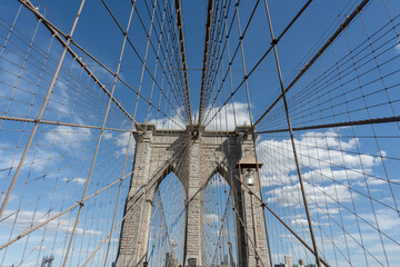 The Brooklyn Bridge is one of the most iconic architectural works of art in the world