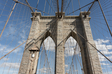 The Brooklyn Bridge is one of the most iconic architectural works of art in the world