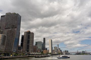 The Manhattan skyline is an iconic symbol of New York City