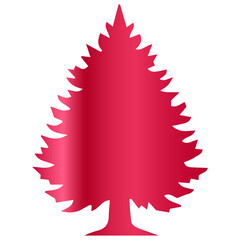 Detailed tree branch outlines complemented by rich, flowing luxurious gradient colors