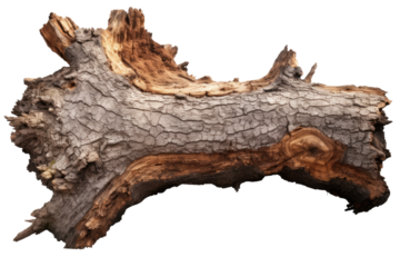 Wood. White or PNG Transparent Background.