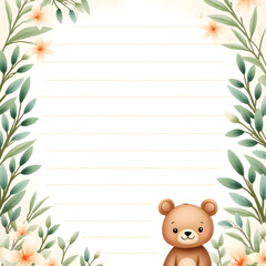 hand-drawn notepad paper
