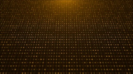 4k abstract luxury triangle geometric glitter glowing. in triangle motion animation. frame and glitter shiny dark backdrop. Glowing golden data grid technology luxury dark copy space motion background - Powered by Adobe